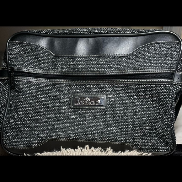 Vintage Jordache Tweed Weekender Bag - Picture 1 of 5